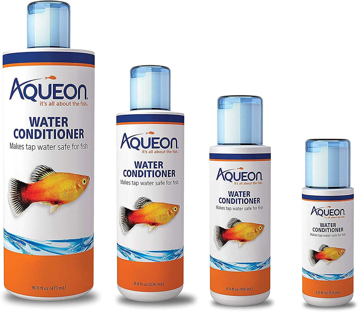 Aqueon Aquarium Water Conditioner โ 16 oz | Instantly Neutralizes Chlorine & Chloramines | Safe for All Fish Tanks MJ's Pet Closet