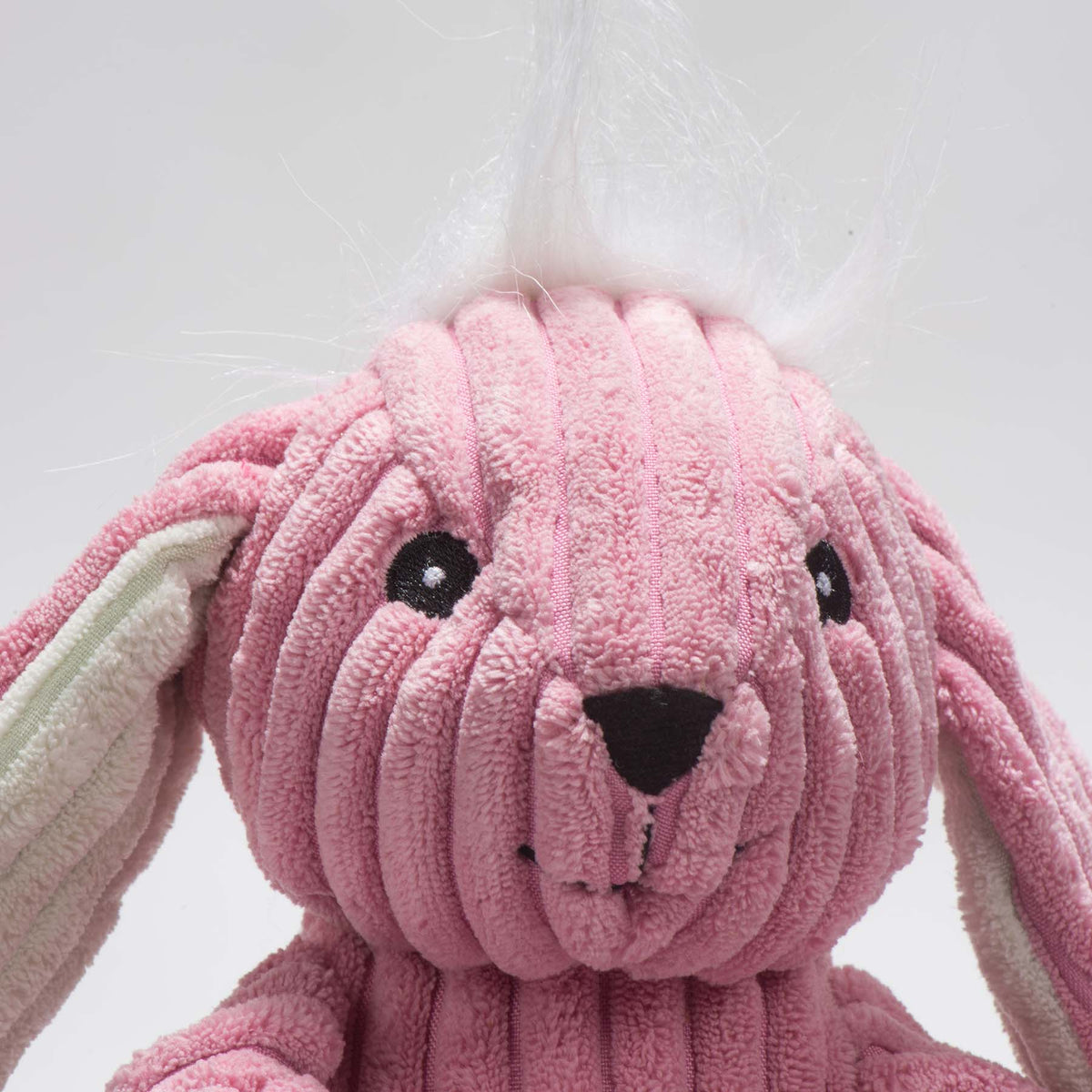 Bitsy Bunny Knottie® Plush Dog Toy – 5-Squeaker Tug & Chew Toy HuggleHounds