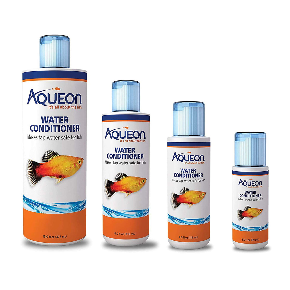Aqueon Premium Aquarium Water Conditioner โ 16 oz | Dechlorinator with Slime Coat Support | 5mL per 10 Gallons MJ's Pet Closet