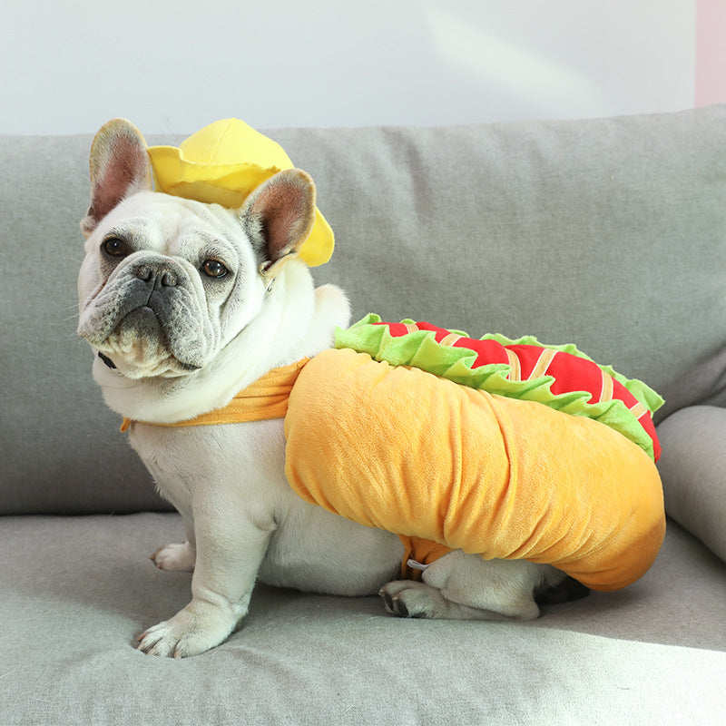 Hot Dog Burger Costume – Fun Transformation Outfit Pet Zen