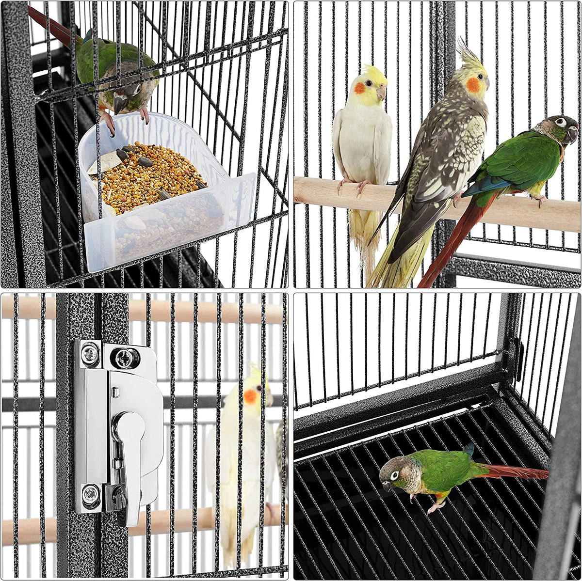Yaheetech 54" Large Parrot Cage with Rolling Stand MJ's Pet Closet