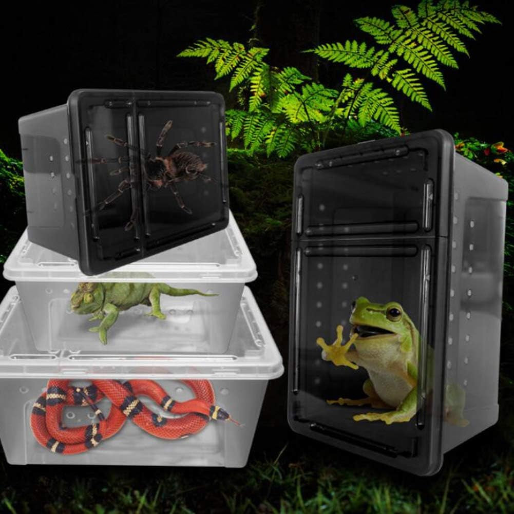 OMEM Portable Reptile Terrarium Habitat – Stackable, Size M MJ's Pet Closet