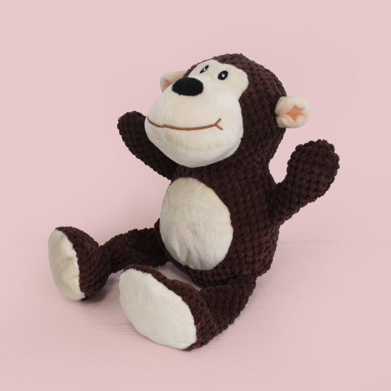 Plush Animal Pet Toy | Soft Squeaky Dog & Cat Toy | 23 Character Options Pet Zen