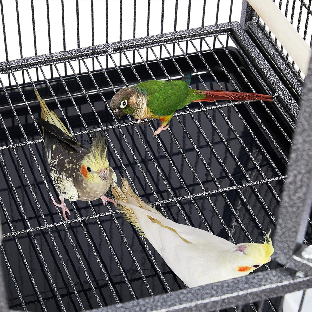 Yaheetech 41.5" Stackable Divided Bird Breeder Cage MJ's Pet Closet