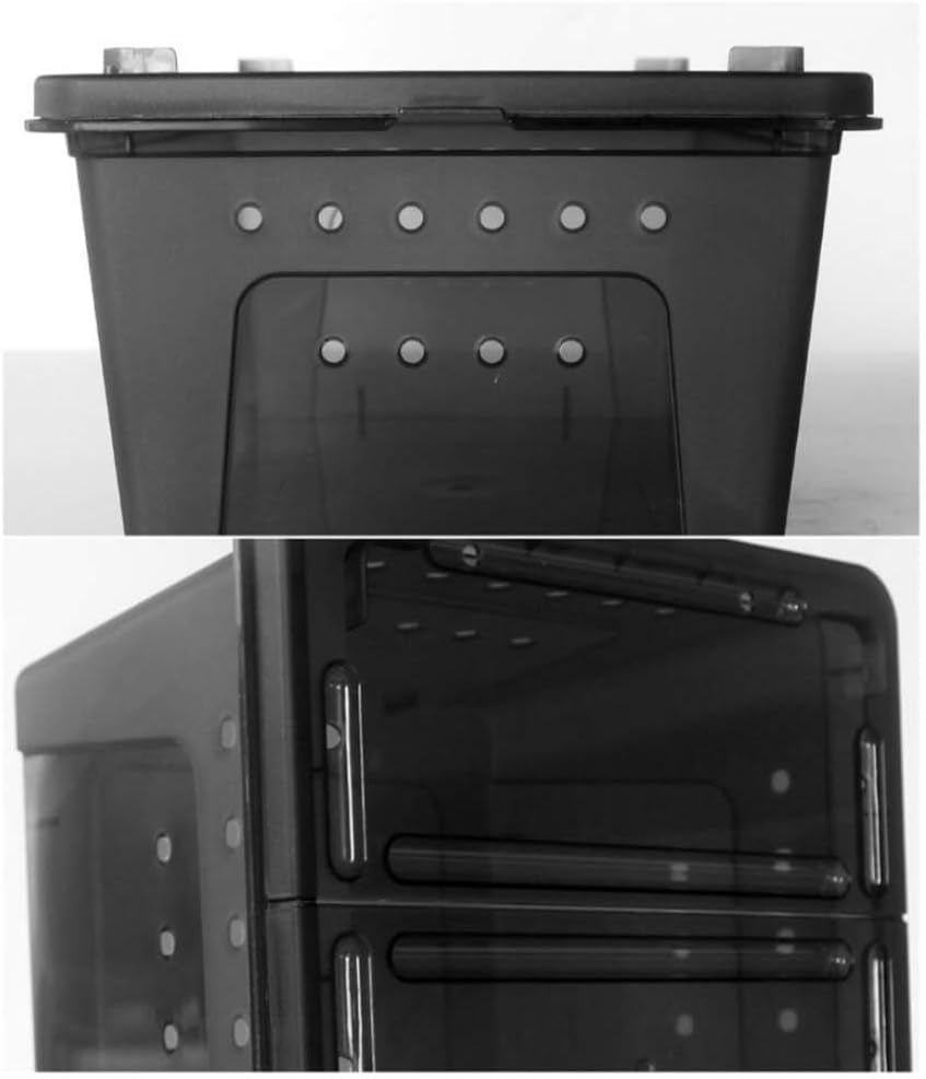 OMEM Portable Reptile Terrarium Habitat – Stackable, Size M MJ's Pet Closet