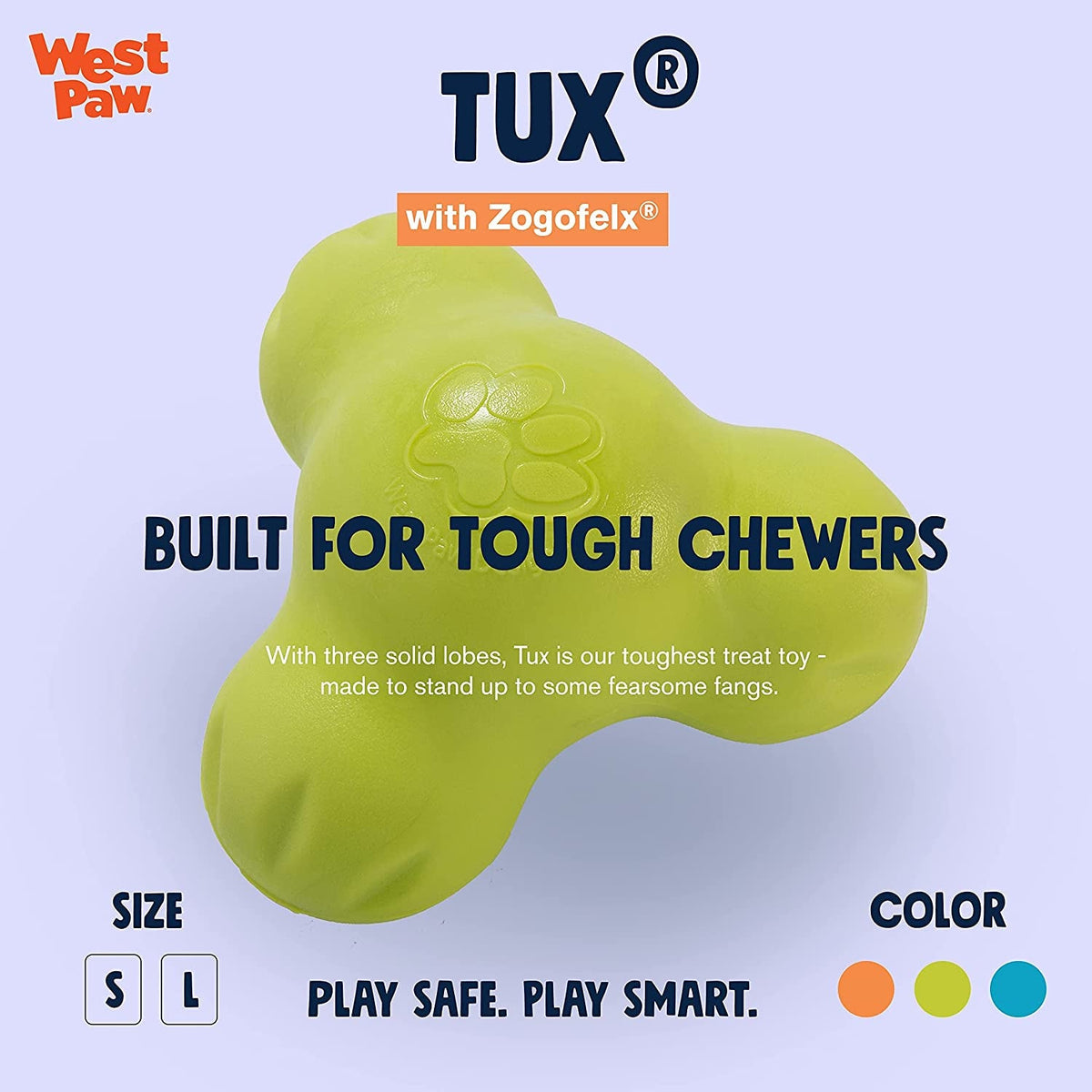 Zogoflex Tux Treat Dispensing Dog Chew Toy MJ's Pet Closet