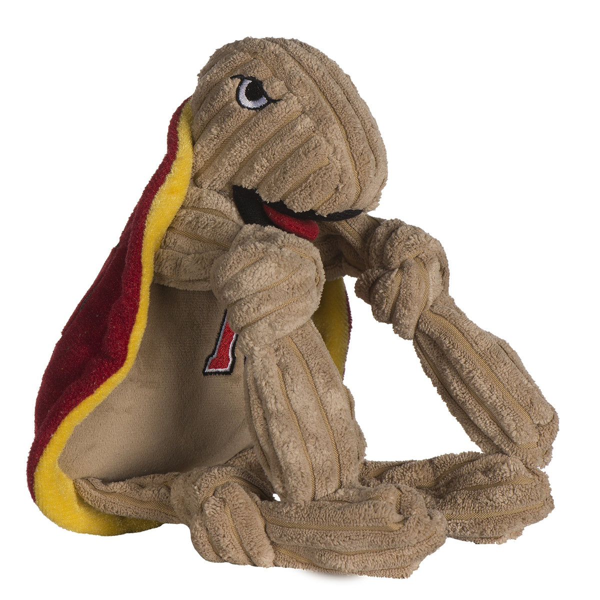 Maryland Terrapins Testudo Knottie® Plush Dog Toy – Officially Licensed NCAA HuggleHounds