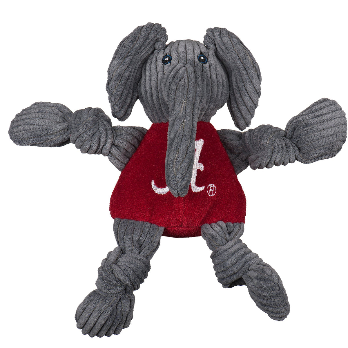 Alabama Crimson Tide Big Al Knottie® Plush Dog Toy – Officially Licensed NCAA HuggleHounds
