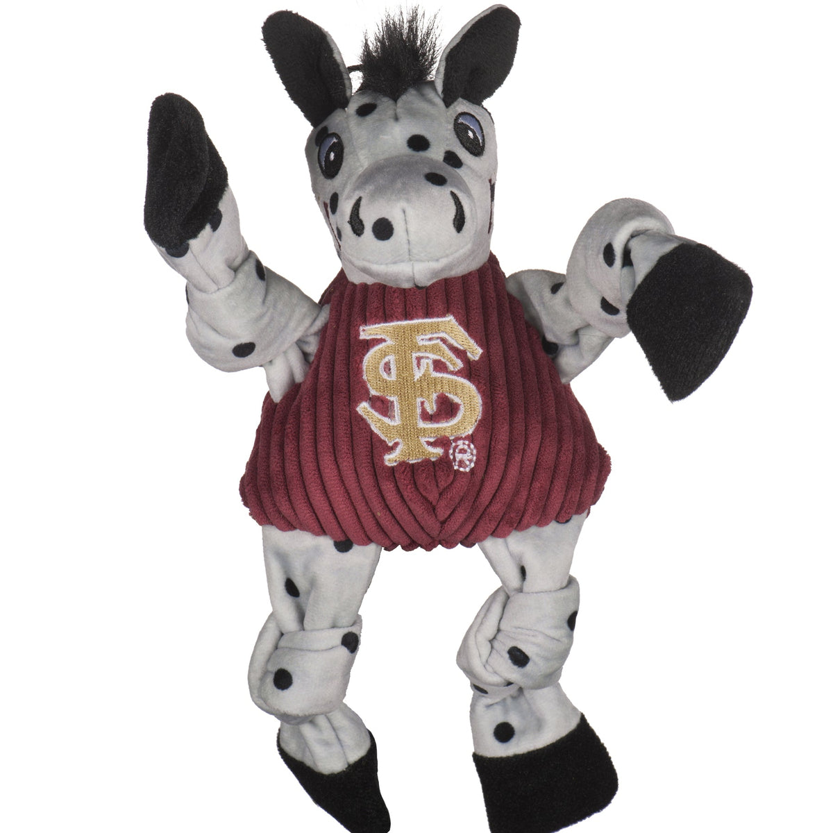 Florida State Seminoles Cimarron Knottie® Plush Dog Toy – Officially Licensed NCAA HuggleHounds