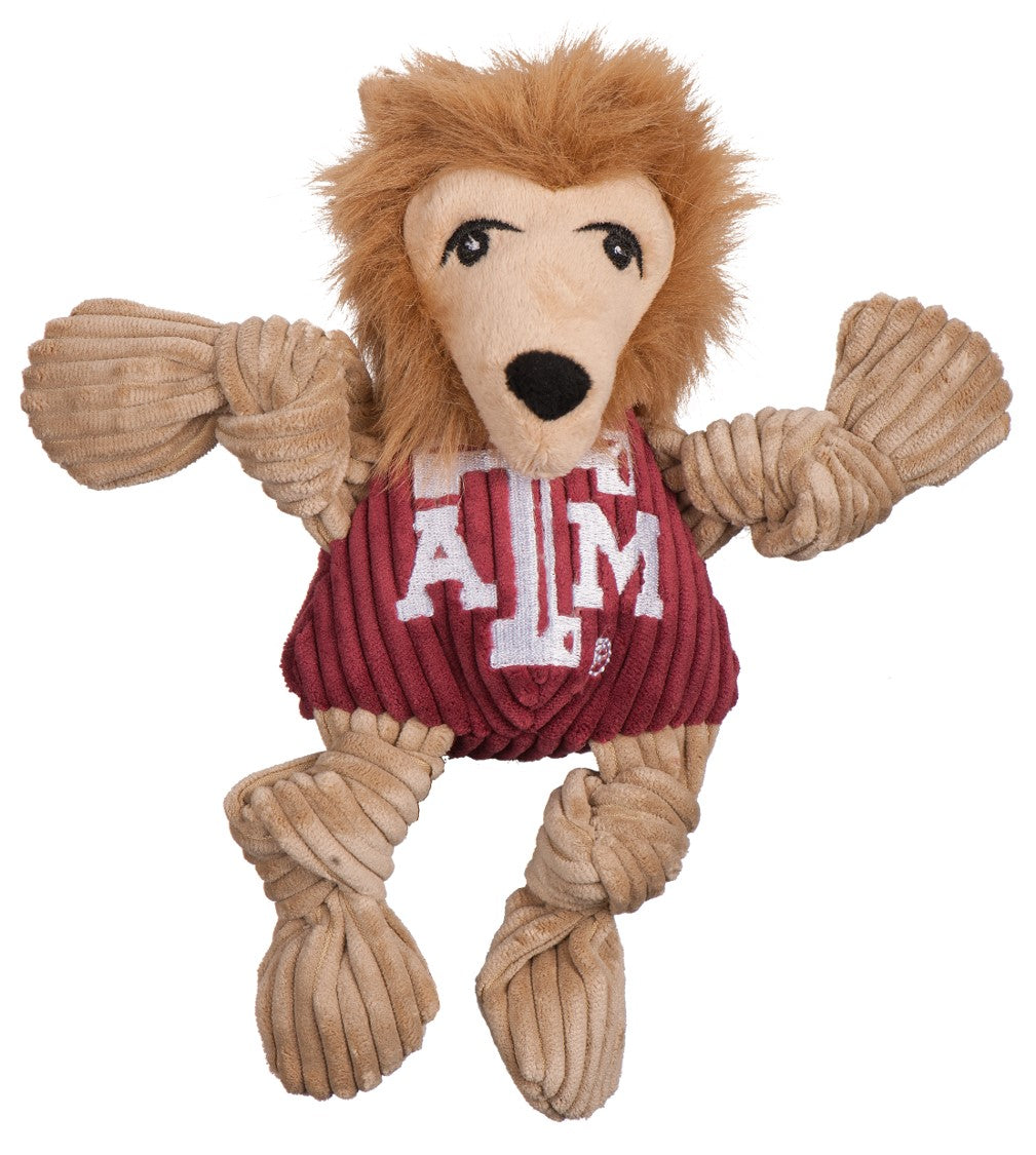 Texas A&M Aggies Reveille Knottie® Plush Dog Toy – Officially Licensed NCAA HuggleHounds
