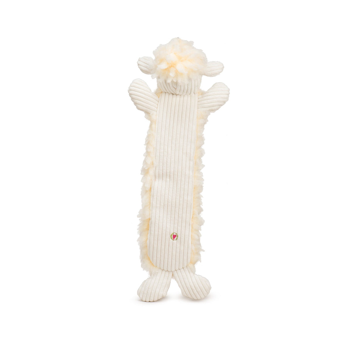 Louise Lamb Fluffer Long & Lovelie™ Plush Dog Toy – 3 Squeakers, Crinkle & Machine Washable HuggleHounds