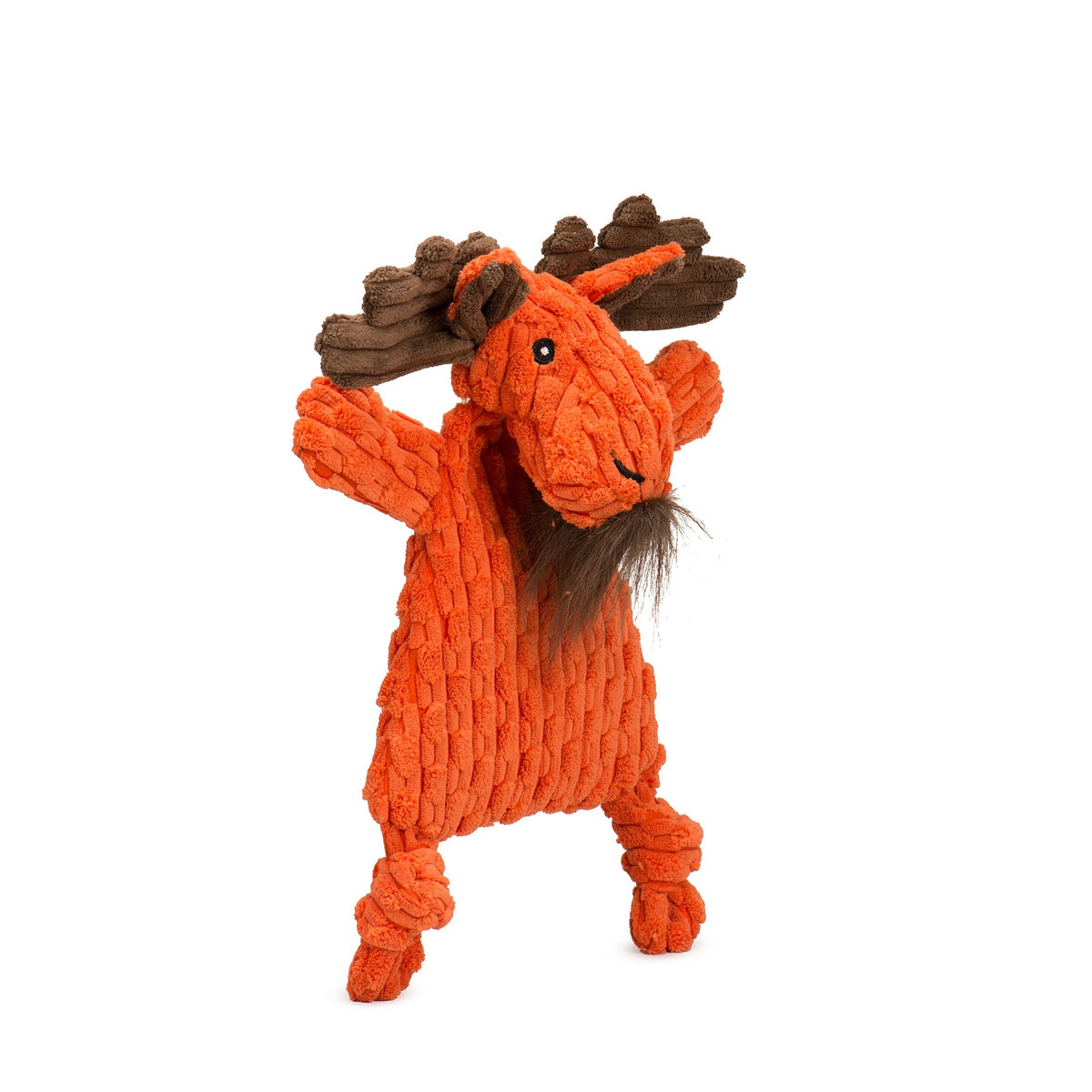 Morris Moose HuggleFlatties™ Plush Dog Toy – 3 Squeakers, Crinkle & Machine Washable HuggleHounds