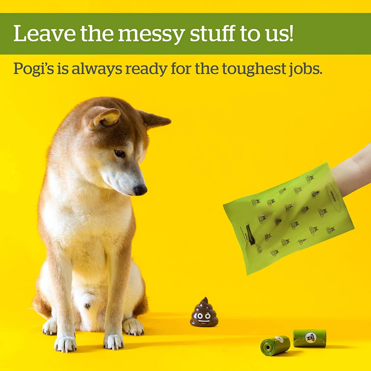 Pogi's Dog Poop Bags – 150 Extra Large Scented Bags, 10 Rolls, Leak-Proof MJ's Pet Closet