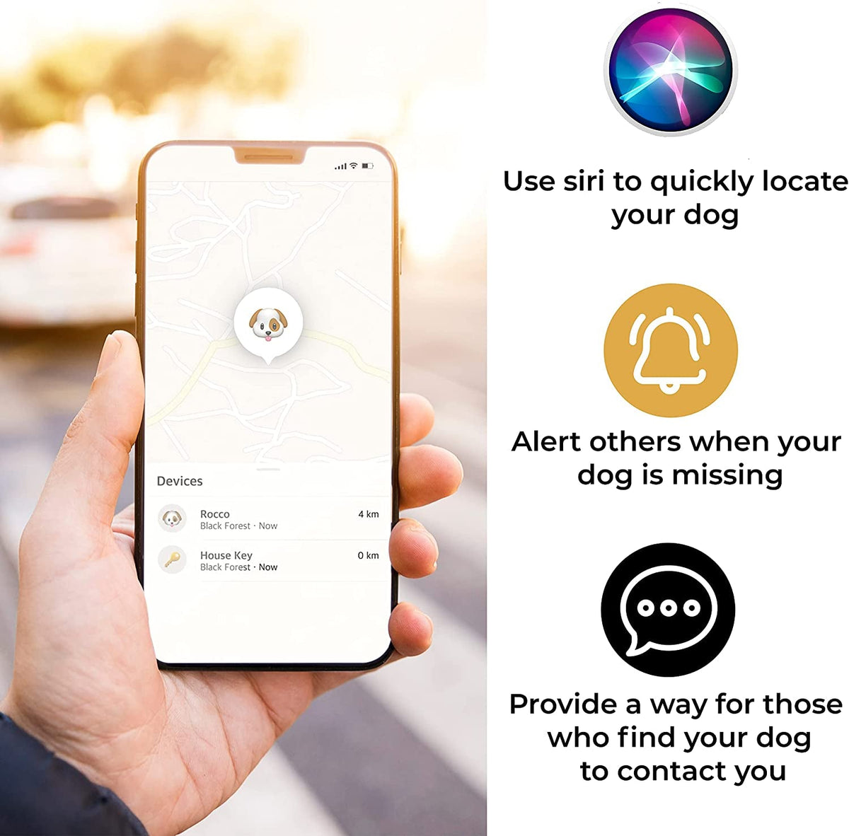 AirTag Dog Collar Holder – Durable, Lightweight GPS Tracker Case MJ's Pet Closet