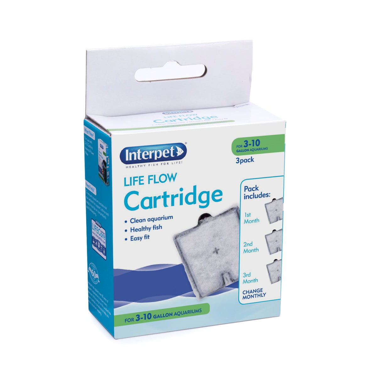 Interpet Life Flow Cartridge packaging on a white background