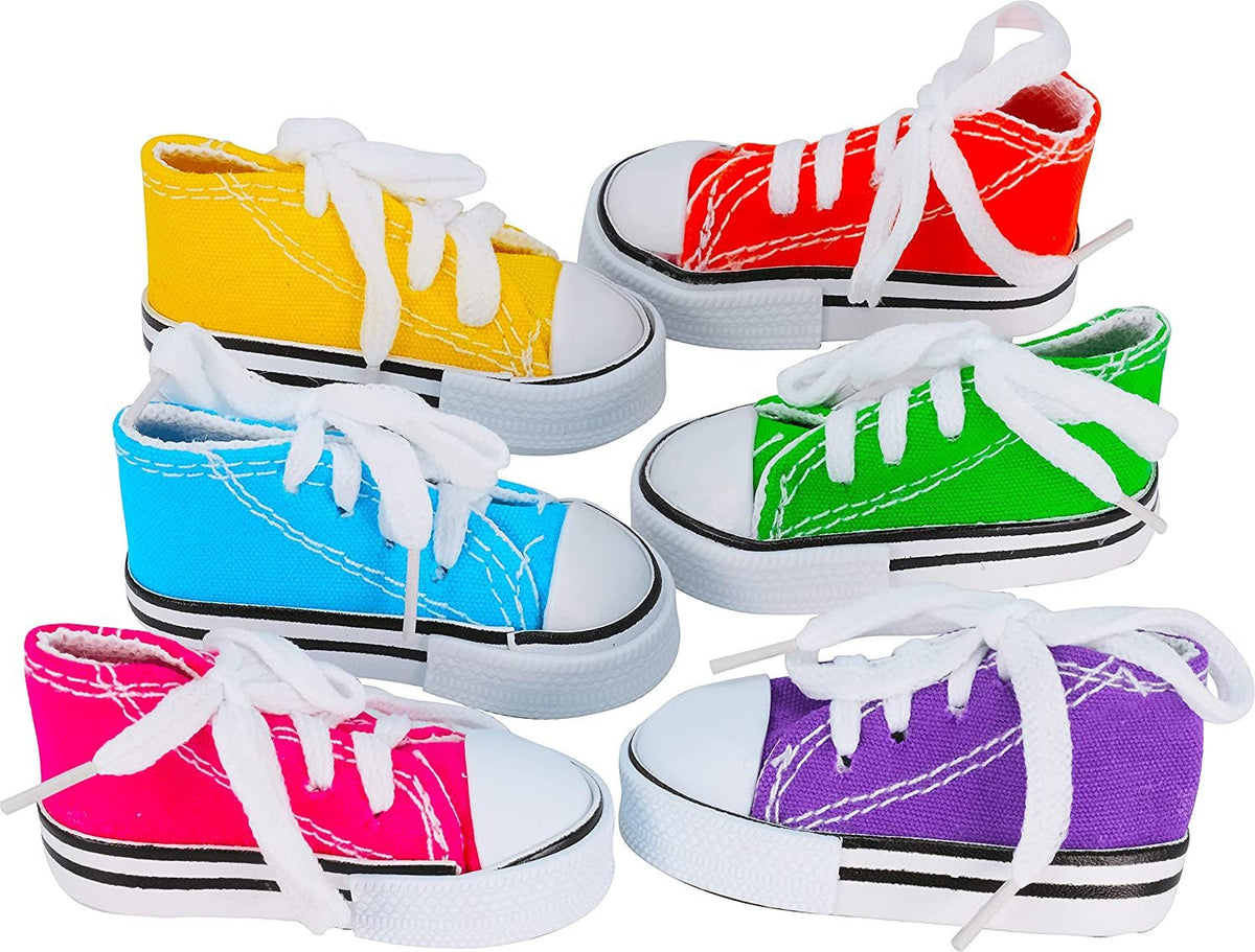 Bonka Bird Toys 12 Mini Sneakers – Foot Toys for Parrots & Small Birds MJ's Pet Closet