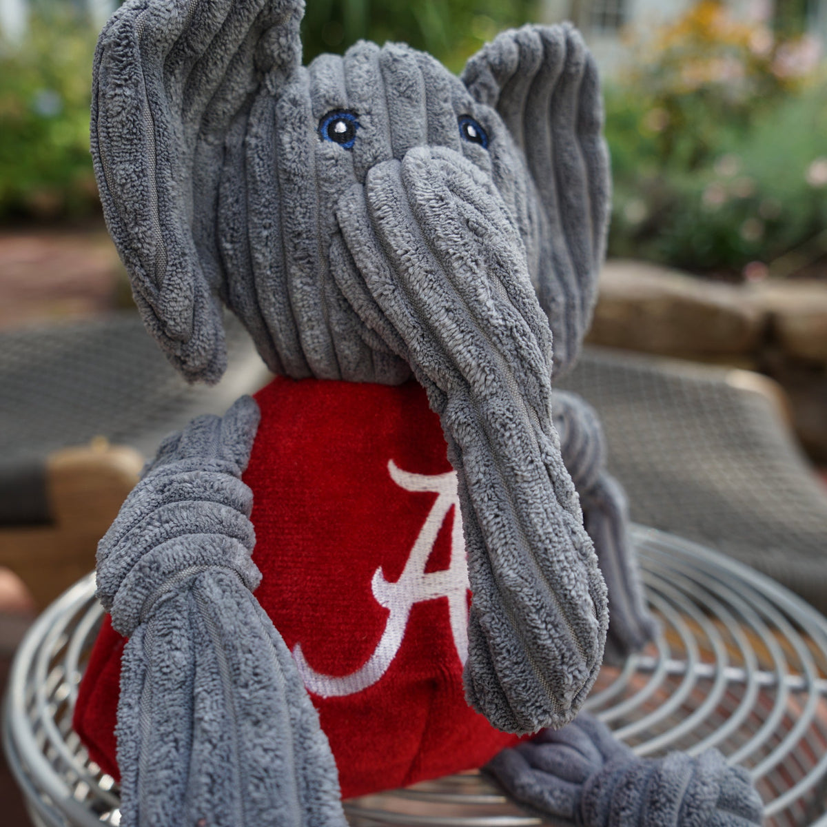 Alabama Crimson Tide Big Al Knottie® Plush Dog Toy – Officially Licensed NCAA HuggleHounds