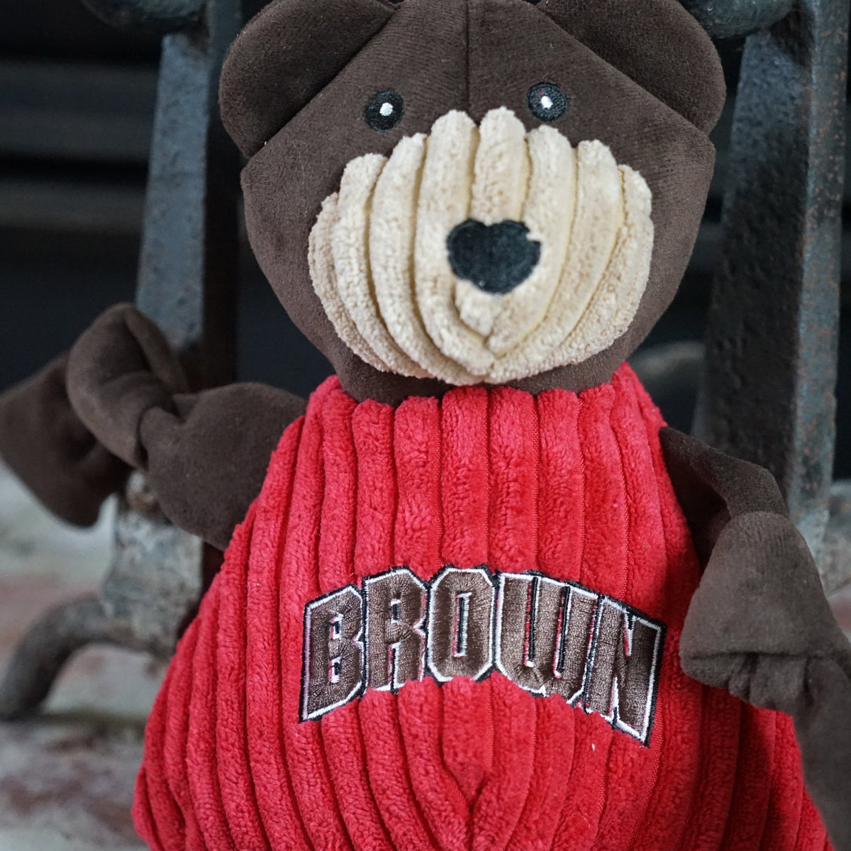 Brown Bears Bruno the Bear Knottie® Plush Dog Toy – Officially Licensed NCAA HuggleHounds
