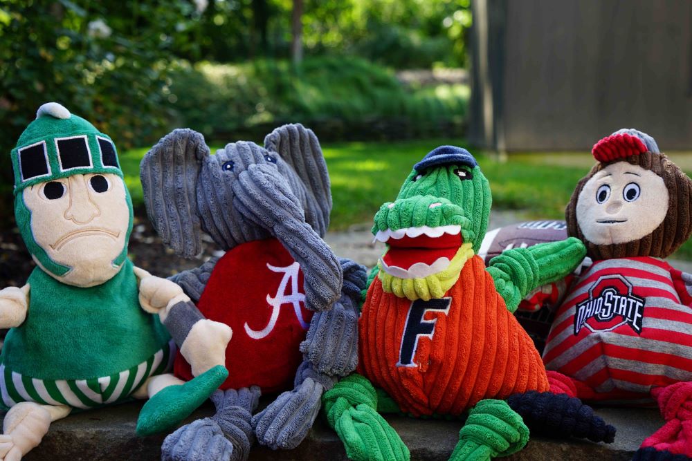 Alabama Crimson Tide Big Al Knottie® Plush Dog Toy – Officially Licensed NCAA HuggleHounds