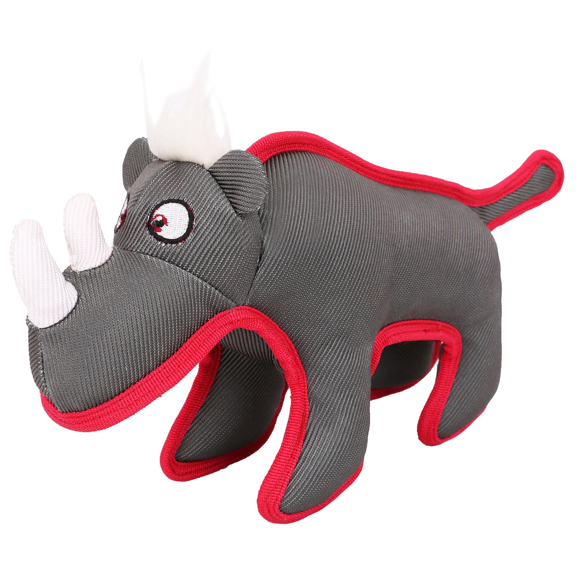Pet Life® Dura-Chew Plush Nylon Squeaker Dog Toy | Heavy-Duty, Water-Resistant Pet Life