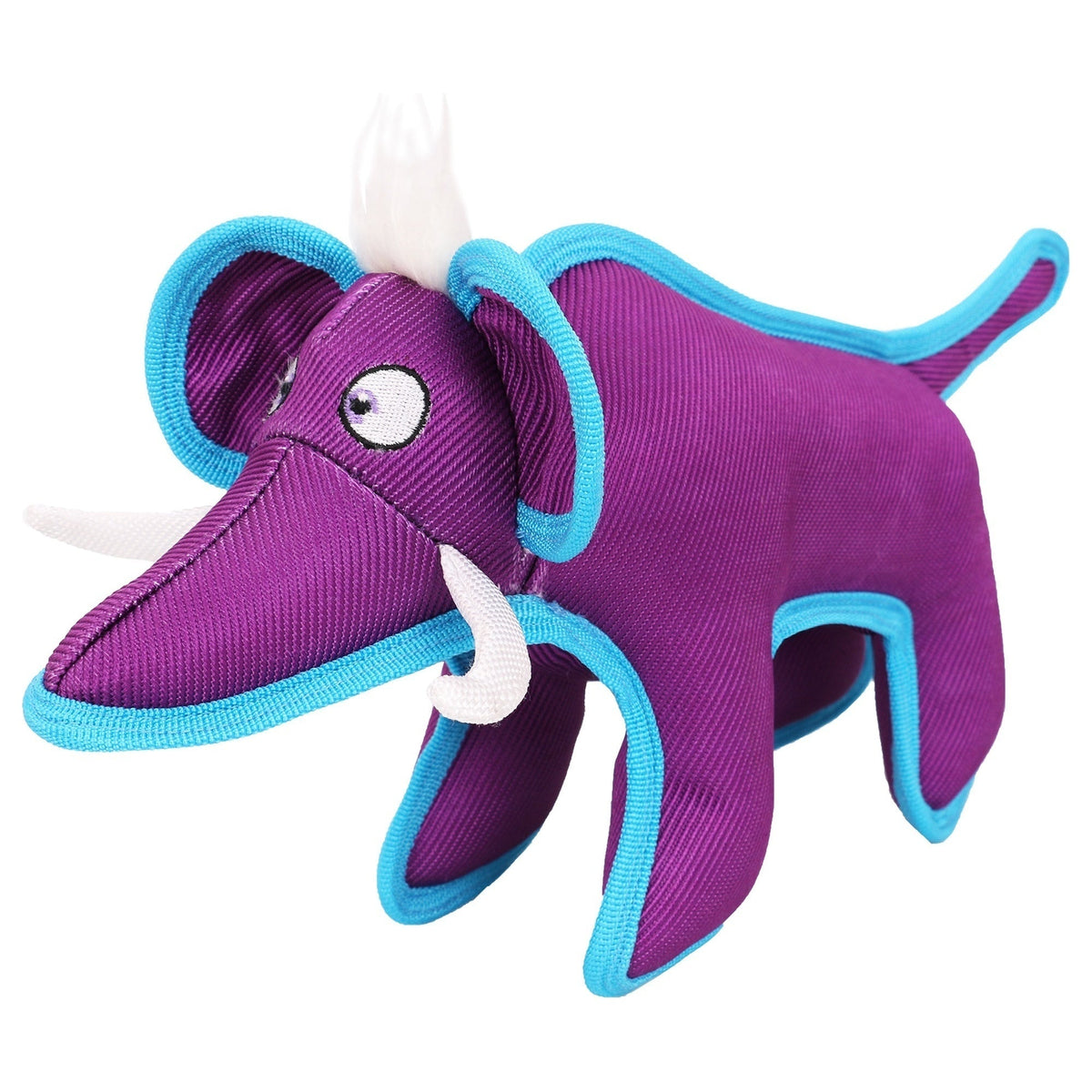 Pet Life® Dura-Chew Plush Nylon Squeaker Dog Toy | Heavy-Duty, Water-Resistant Pet Life