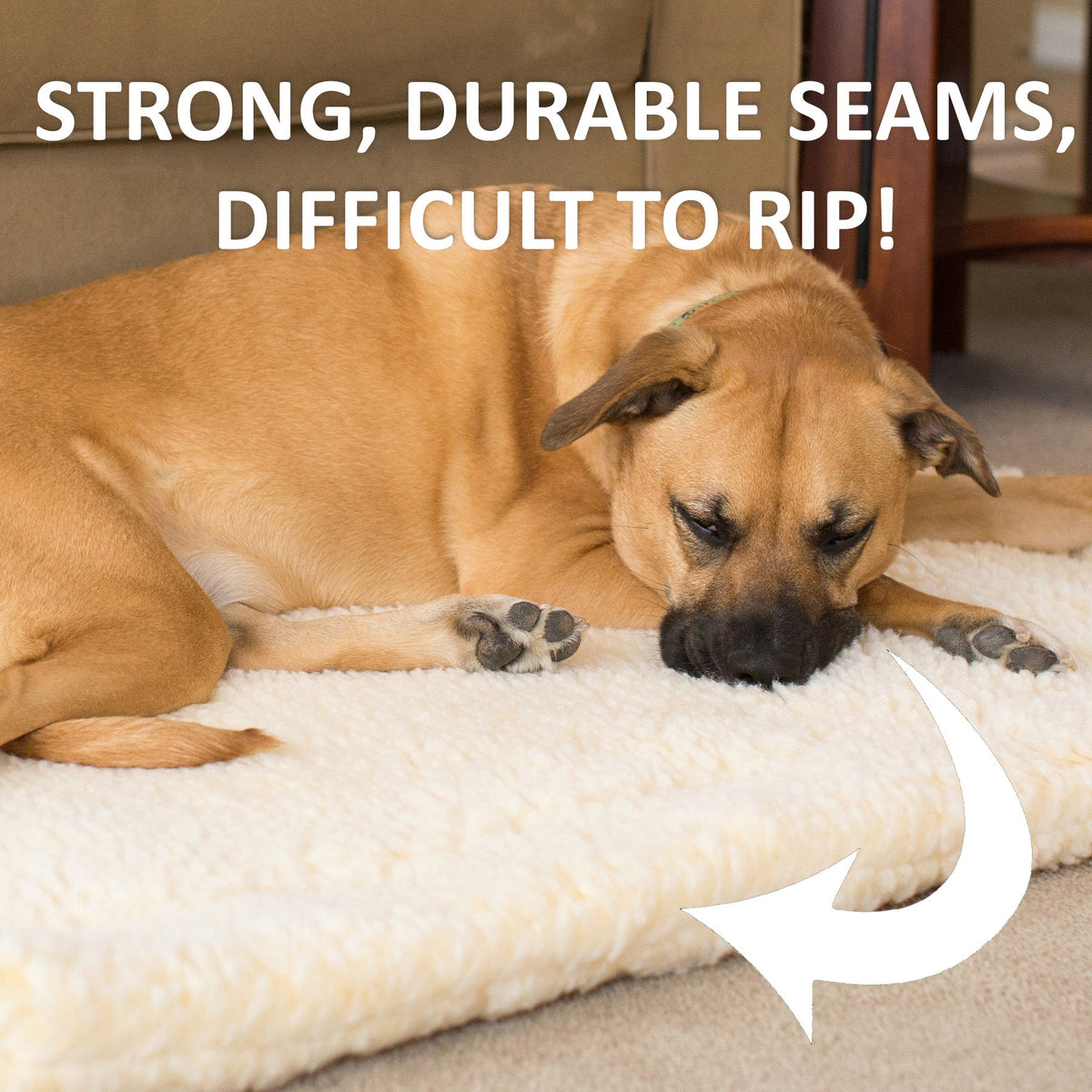 HuggleFleece® HuggleSnuggler™ Pet Bed – Soft, Washable Bed for Cats & Small Dogs HuggleHounds