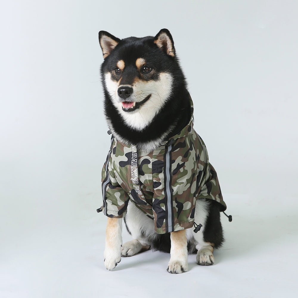 Windproof Waterproof Dog Rain Jacket | Reflective Hooded Raincoat for Dogs & Cats | S–5XL Furr Baby Gifts