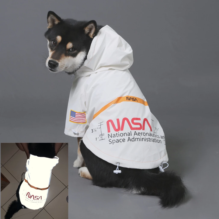 Windproof Waterproof Dog Rain Jacket | Reflective Hooded Raincoat for Dogs & Cats | S–5XL Furr Baby Gifts