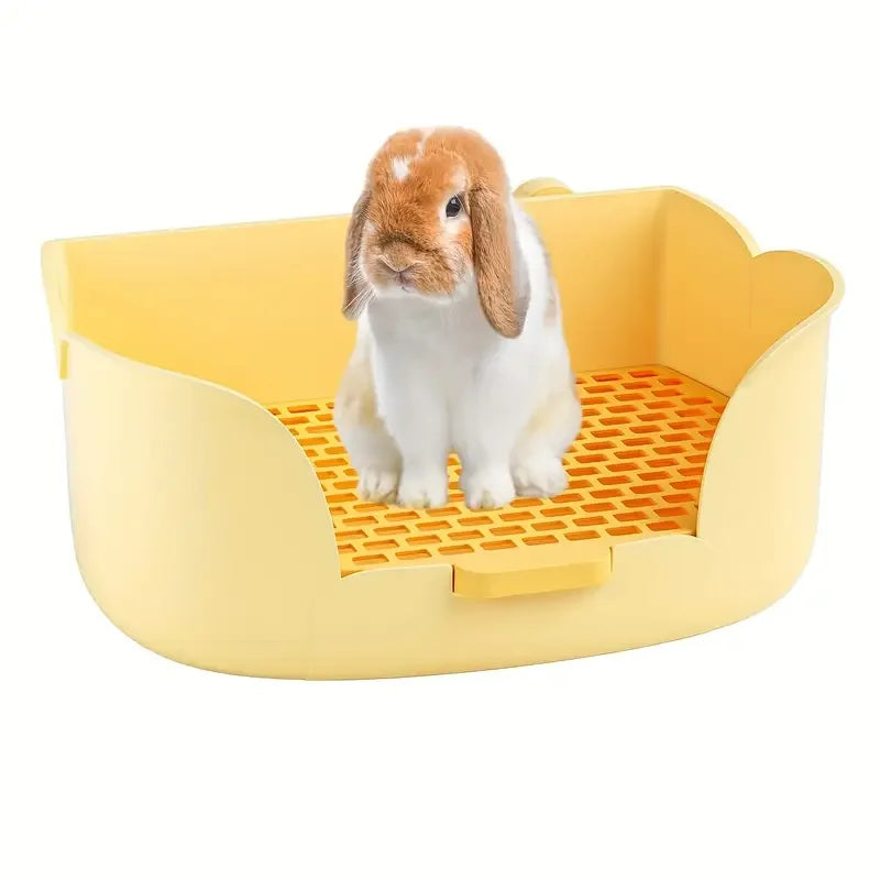 Large Rabbit Litter Box Corner Toilet Trainer
