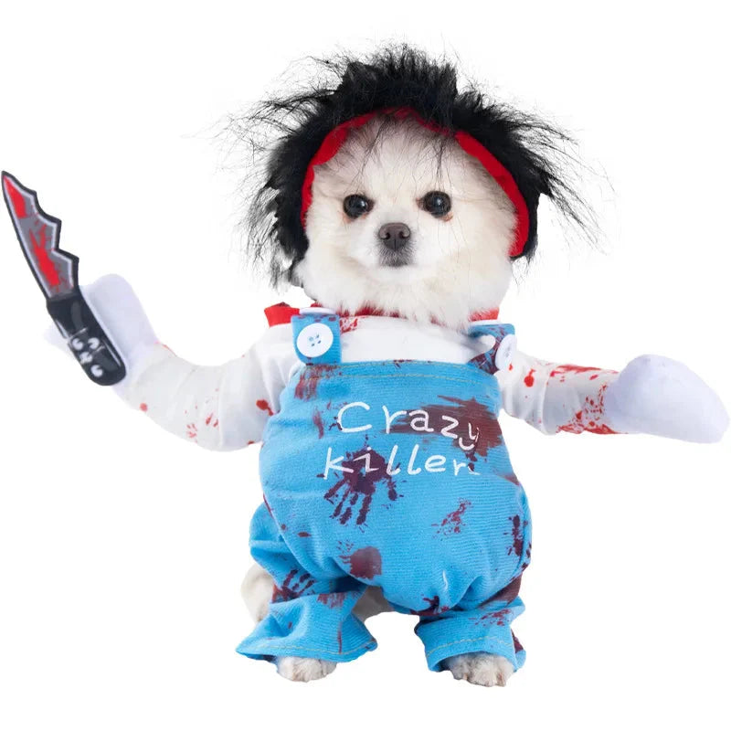 Halloween Dagger Pet Costume – Funny Knife-Holding Dress-Up Econic Blanks