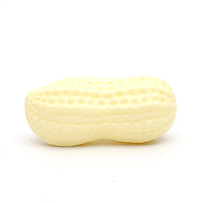 Chewing Toy Peanut Squeaking Anti Bite Rubber