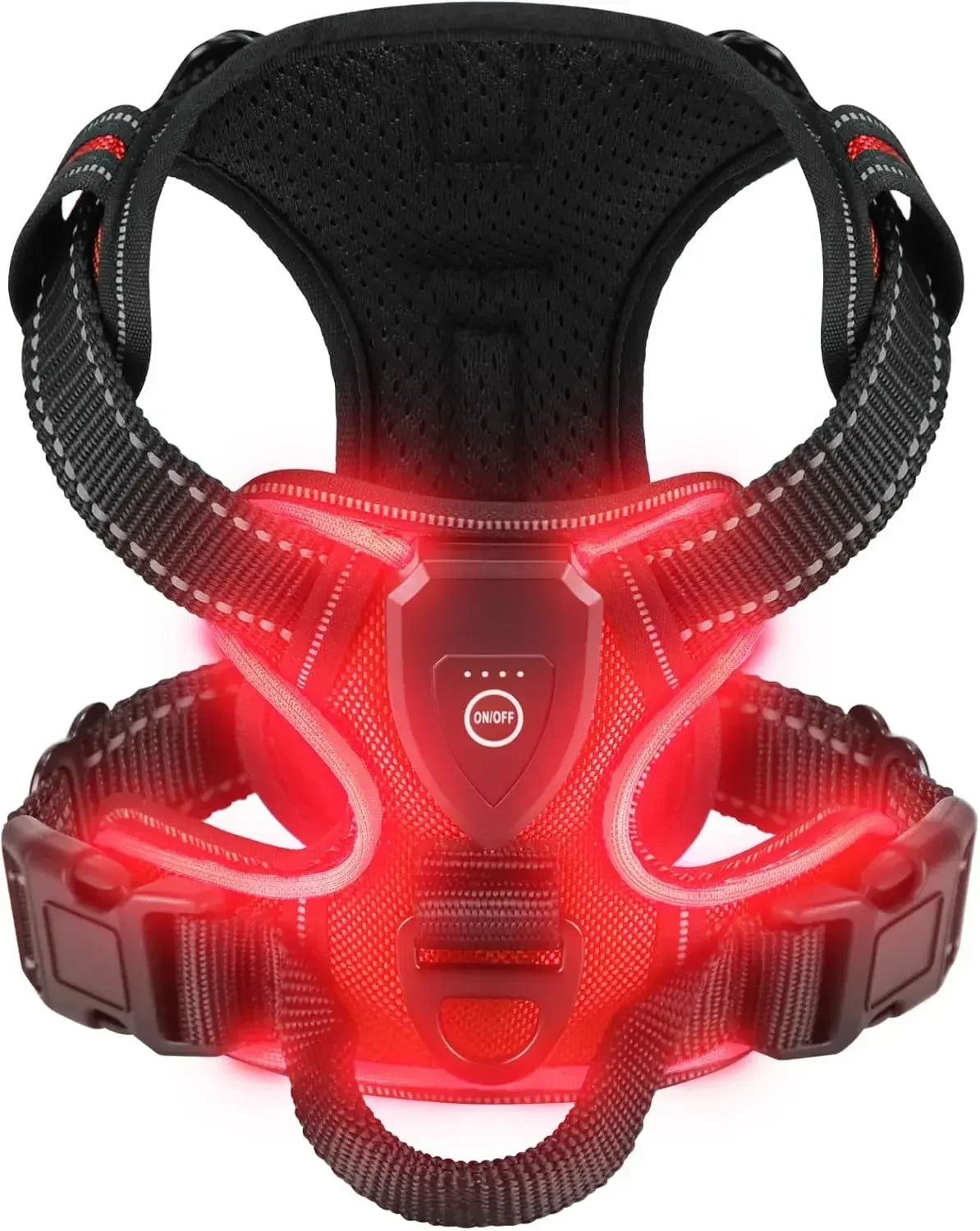 Led Dog Harness Adjustable Rechargeable