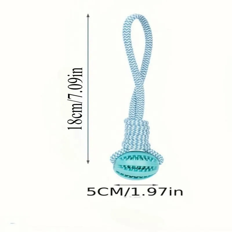 Rope & Rubber Chew Ball