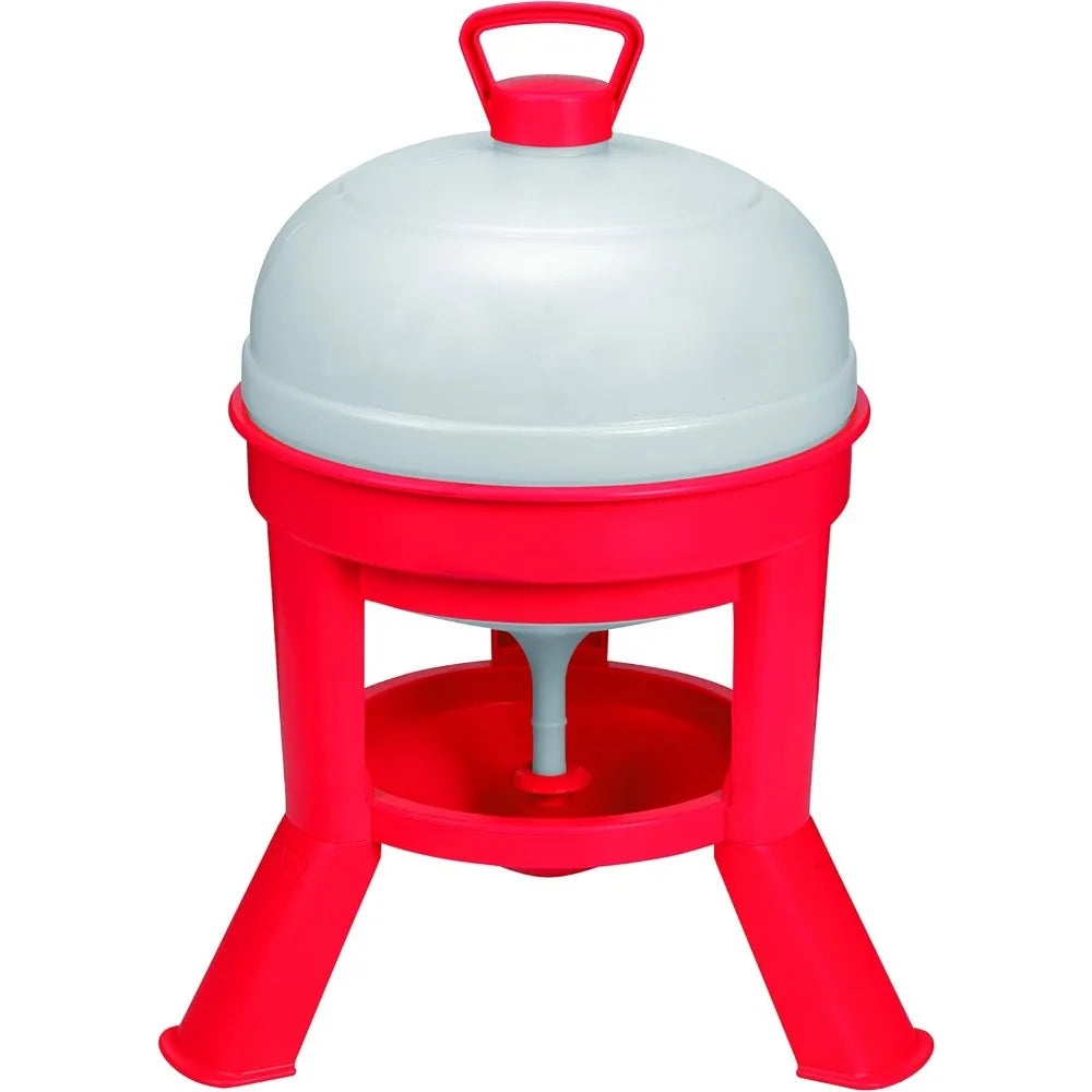 Little Giant Plastic Dome Poultry Waterer, Gravity Fed Container