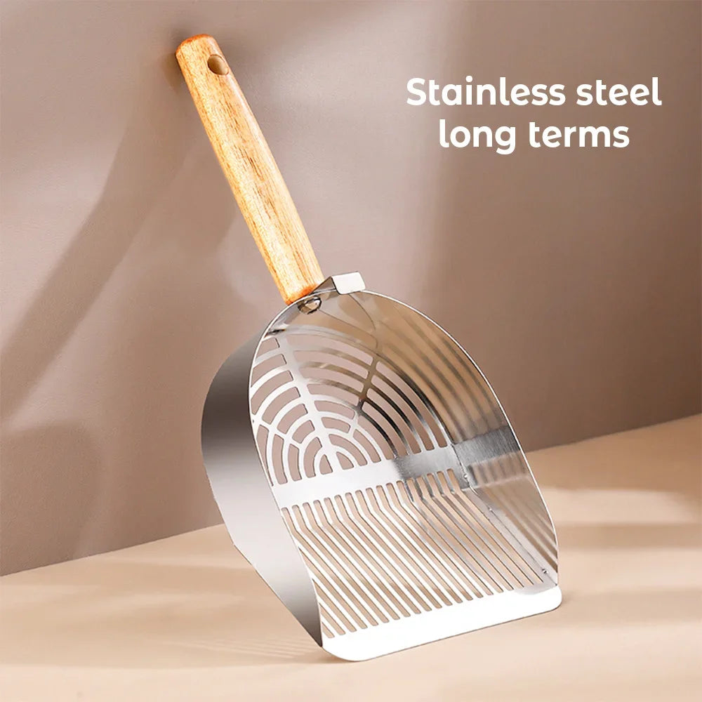 Steel Long Handle Cat Litter Scoop
