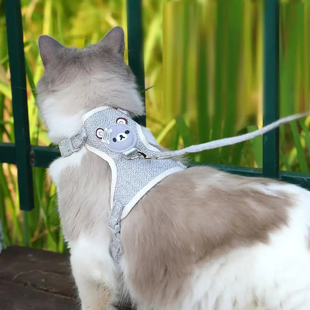 Undershirt Vest Harness & Leash for Small Dogs & Cats | Adjustable & Breathable Econic Blanks