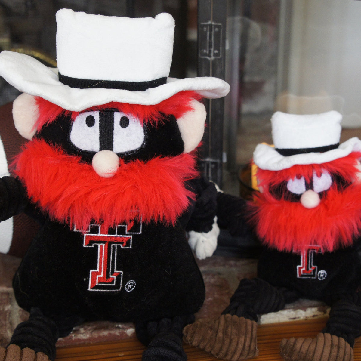 NCAA Texas Tech Raider Red Knottie® Plush Dog Toy — Tough & Squeaky HuggleHounds