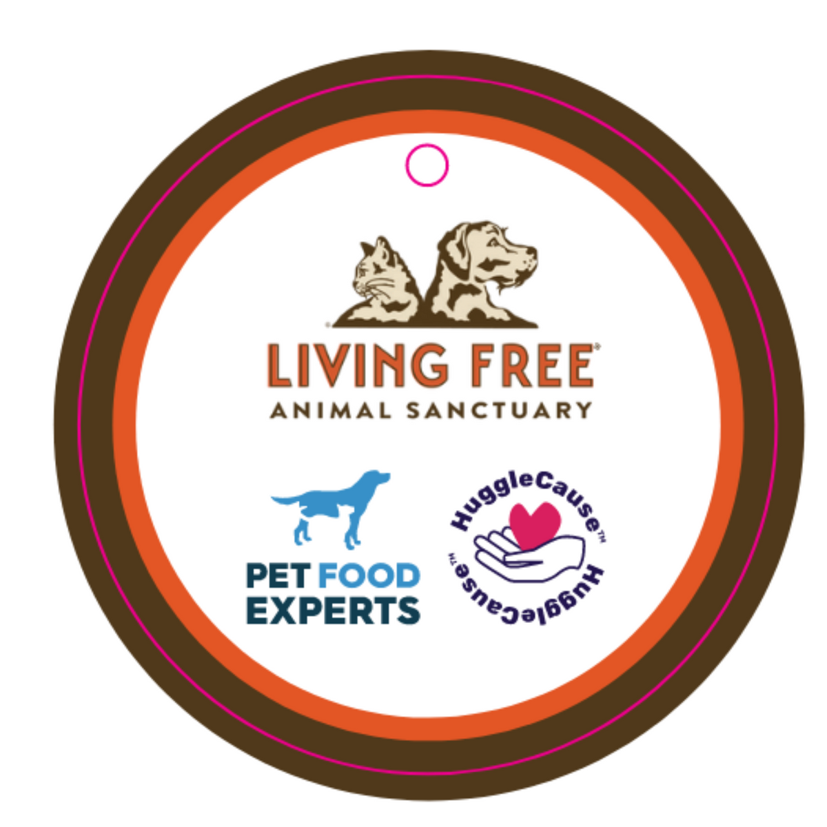 L.T. Knottie® Plush Dog Toy – Small | HuggleCause™ x Living Free Animal Sanctuary HuggleHounds