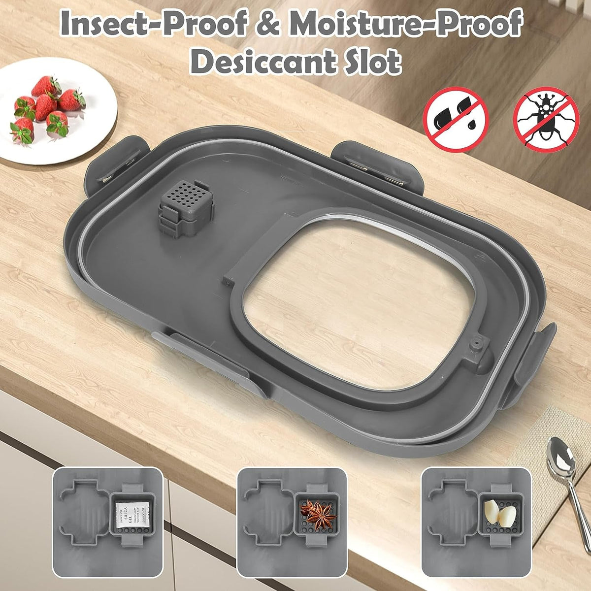 Collapsible Pet Food Container with Wheels – 20 Lb Capacity MJ's Pet Closet