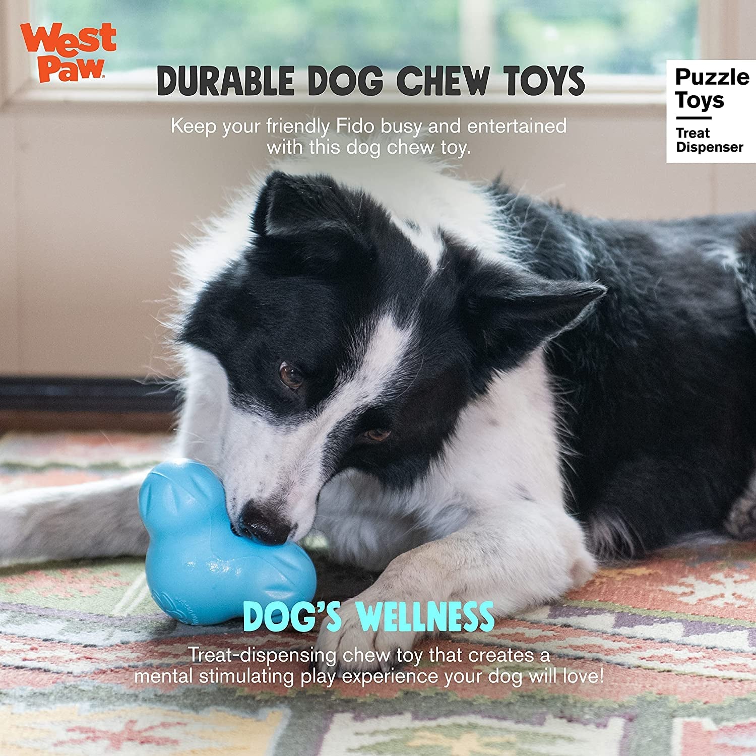 Zogoflex Tux Treat Dispensing Dog Chew Toy MJ's Pet Closet