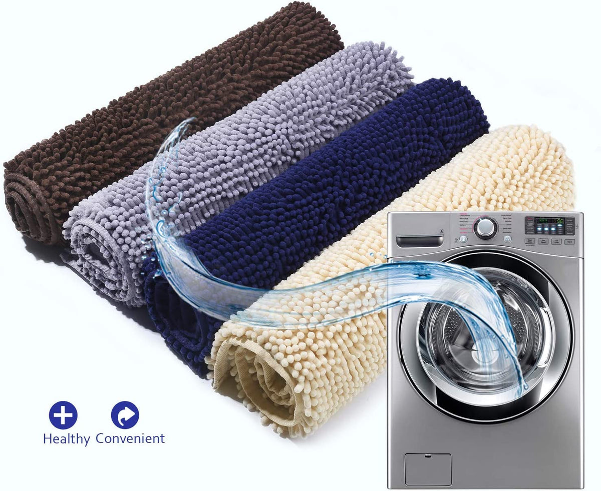 VIVAGLORY Extra Large Cat Litter Mat – 3D Microfiber Litter Trapping Rug with Waterproof Anti-Slip Backing MJ's Pet Closet