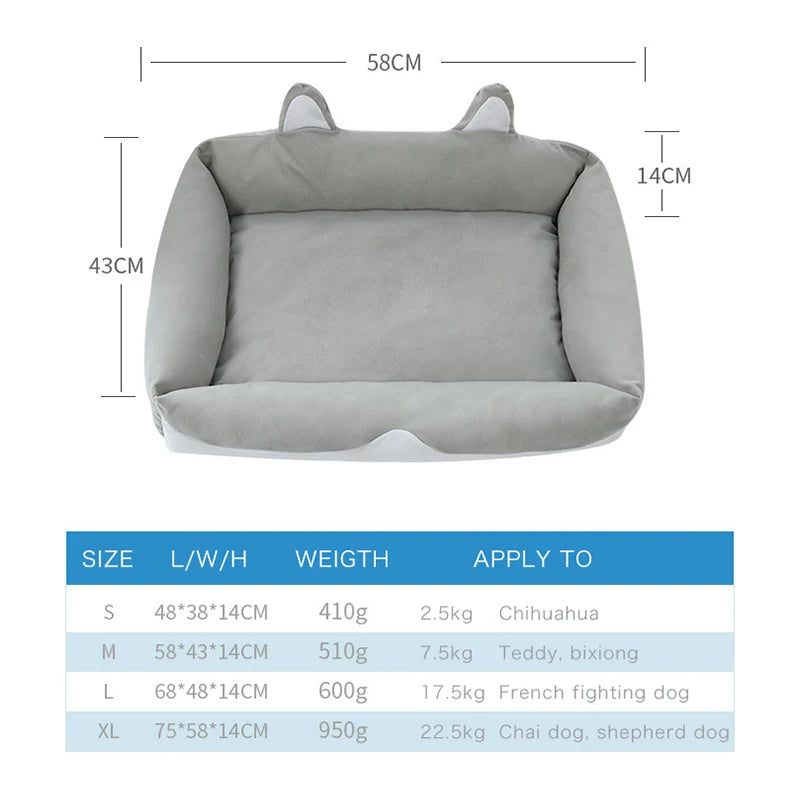 Super Soft Fluffy Pet Bed – PP Cotton Dog Bed & Cat Cushion with Non-Slip Base | Multiple Sizes & Colors MJ's Pet Closet