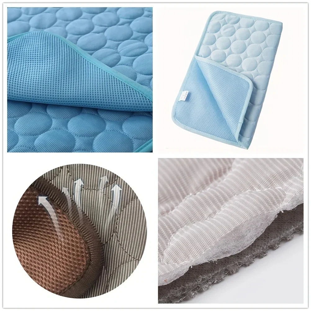 Cooling Dog Bed Mat | Lightweight Pet Cooling Mat for Dogs & Cats Midfox