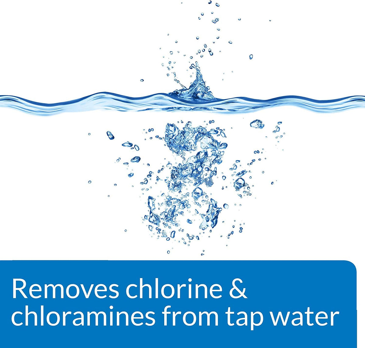 API Tap Water Conditioner | 1 oz | Instantly Removes Chlorine & Neutralizes Chloramines | Freshwater & Saltwater Safe MJ's Pet Closet