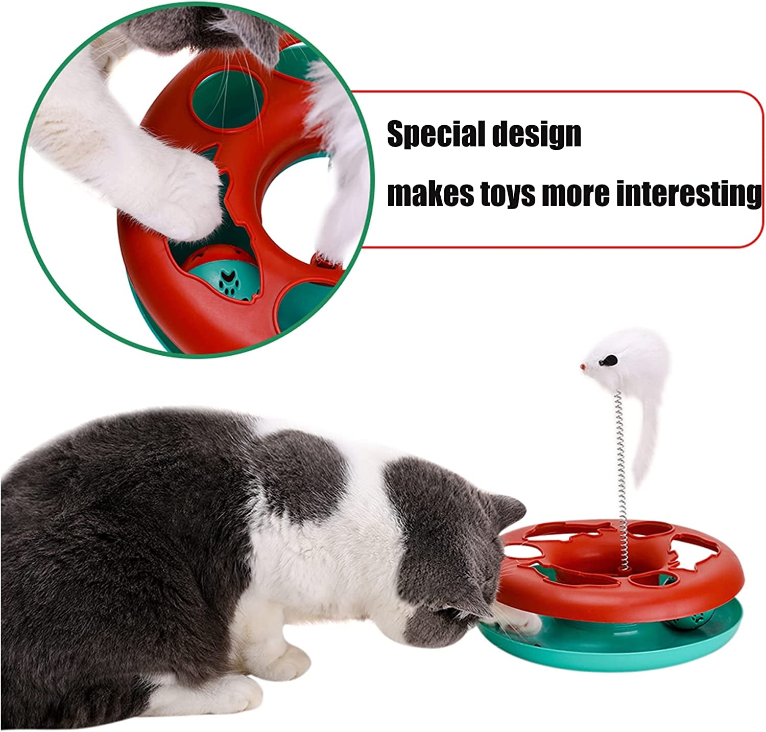 Tower of Tracks Interactive Cat Toy Set – Track, Mouse & Ball MJ's Pet Closet