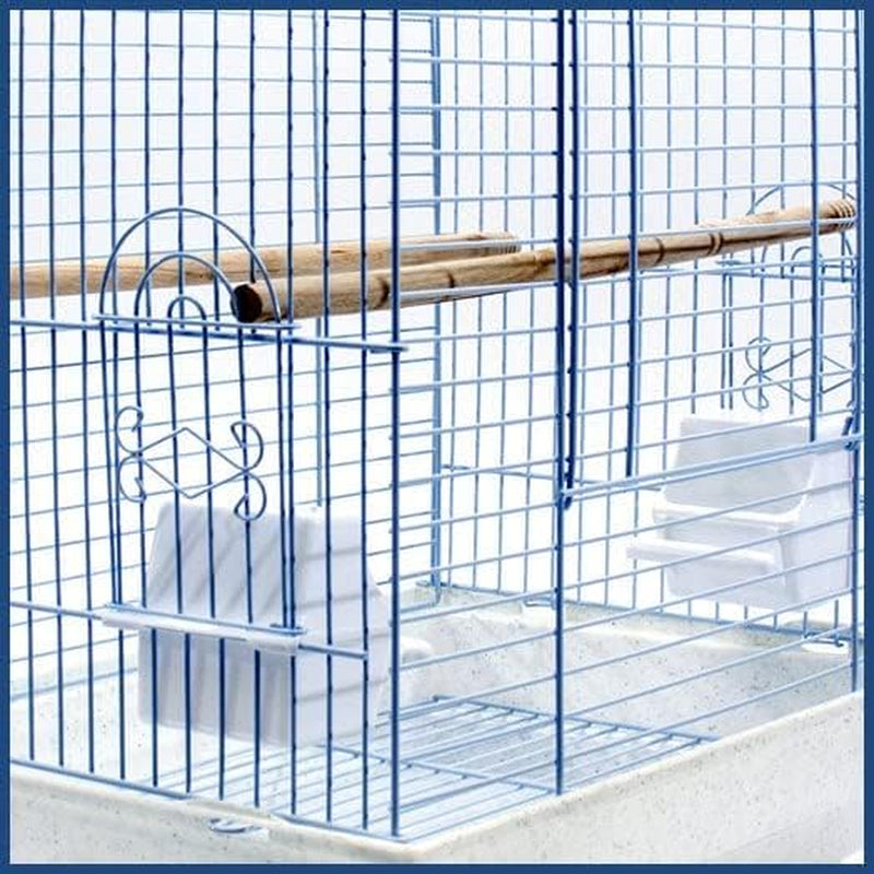 PENN-PLAX Cockatiel & Small Parrot Starter Kit – White, Square Dome MJ's Pet Closet