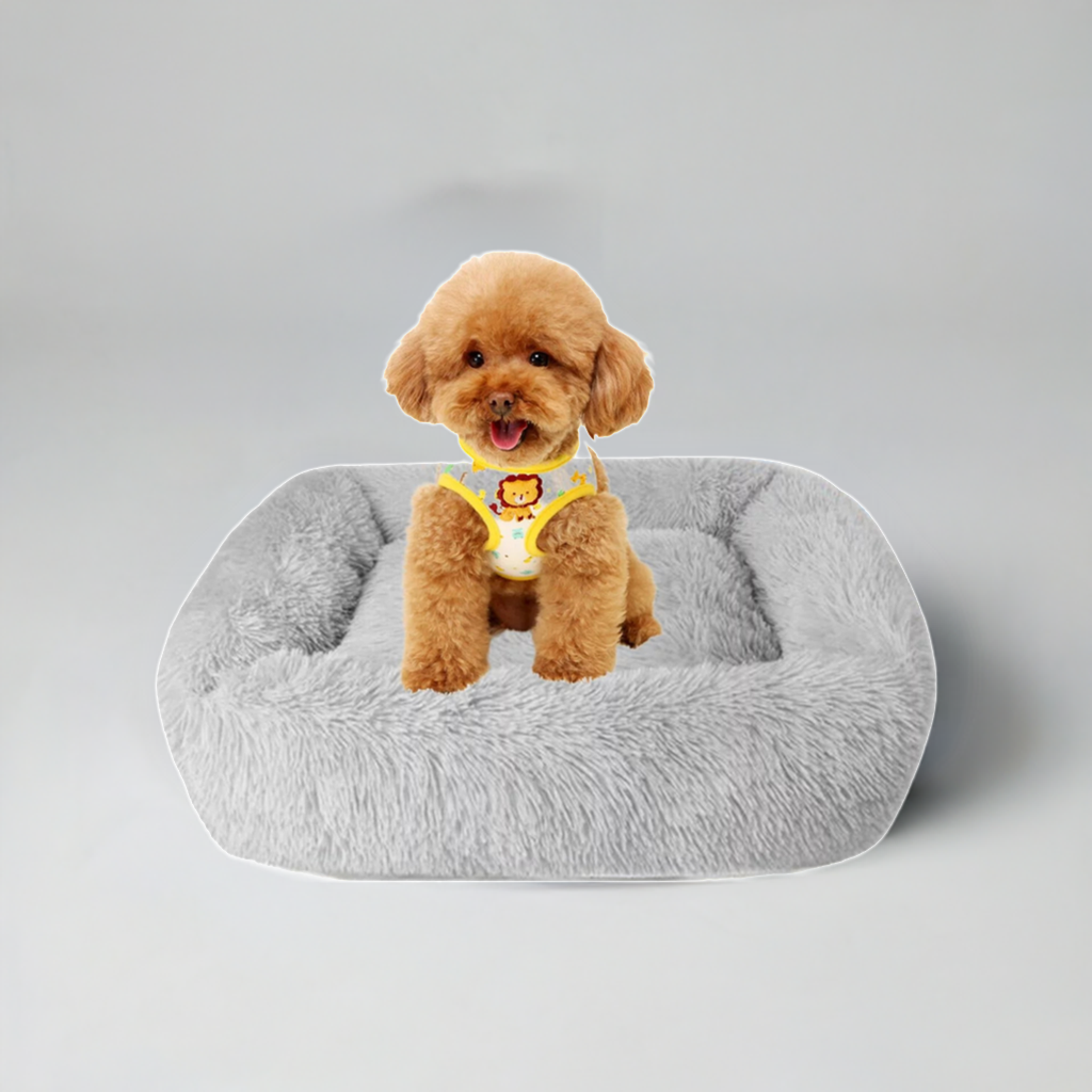 Washable Plush Pet Bed for Cats & Dogs – Self-Warming with Non-Slip Base MJ's Pet Closet
