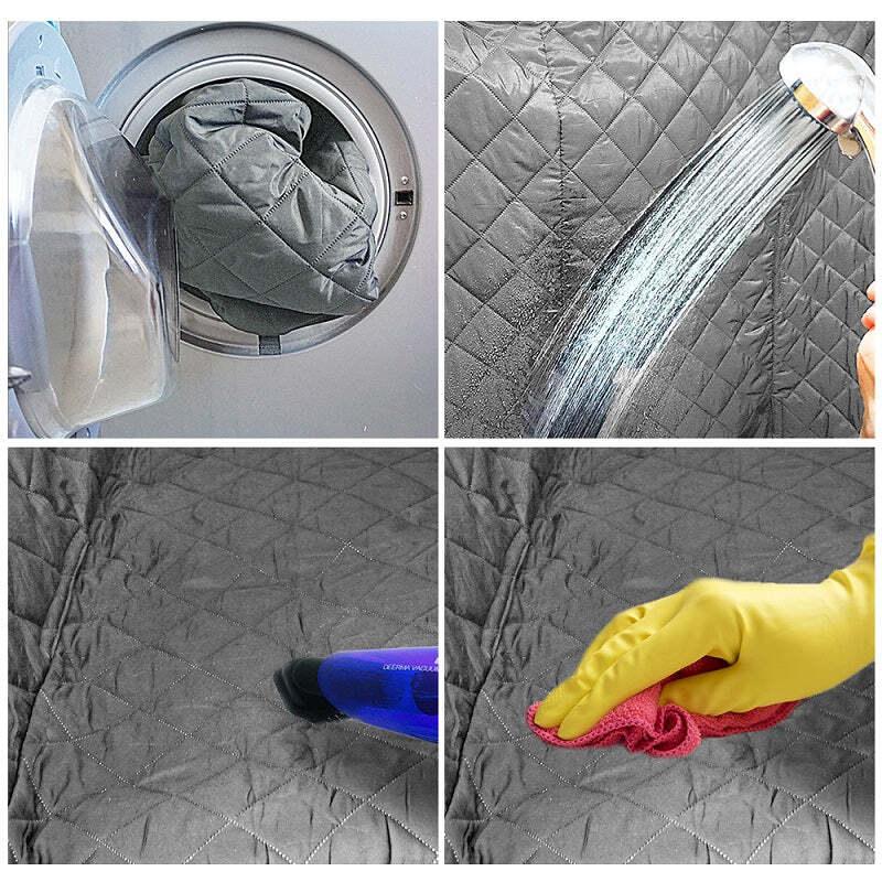 Dog Car Seat Hammock Cover | 100% Waterproof, Non-Slip Backseat Protector with Mesh Window EVSTITAN