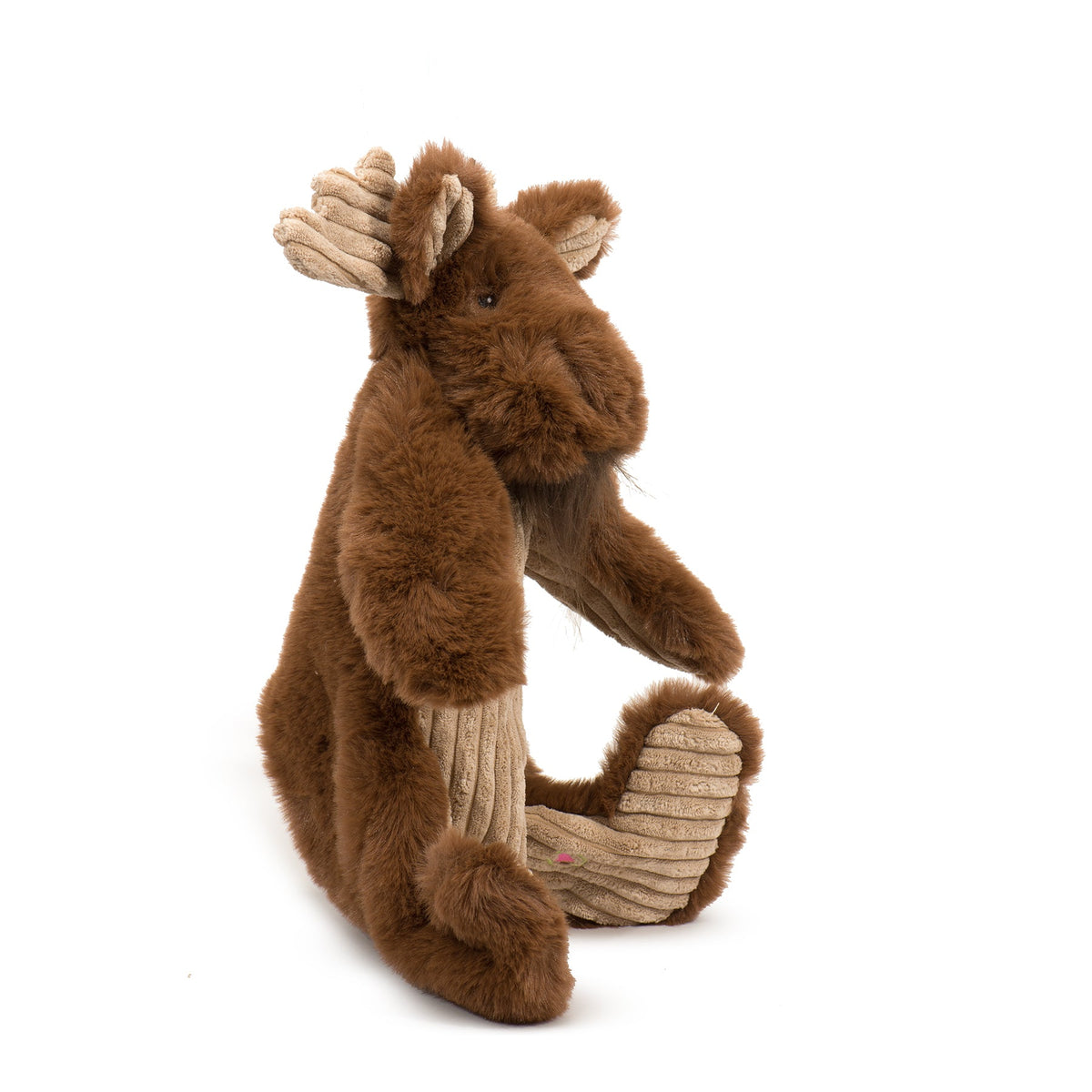 Maple Moose X-Brace™ Plush Dog Toy – Squeaky, Crinkle & Machine Washable, 19" HuggleHounds
