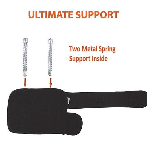 NeoAlly Dog Front Leg Brace with Metal Spring Support (Pair) Neoallypets